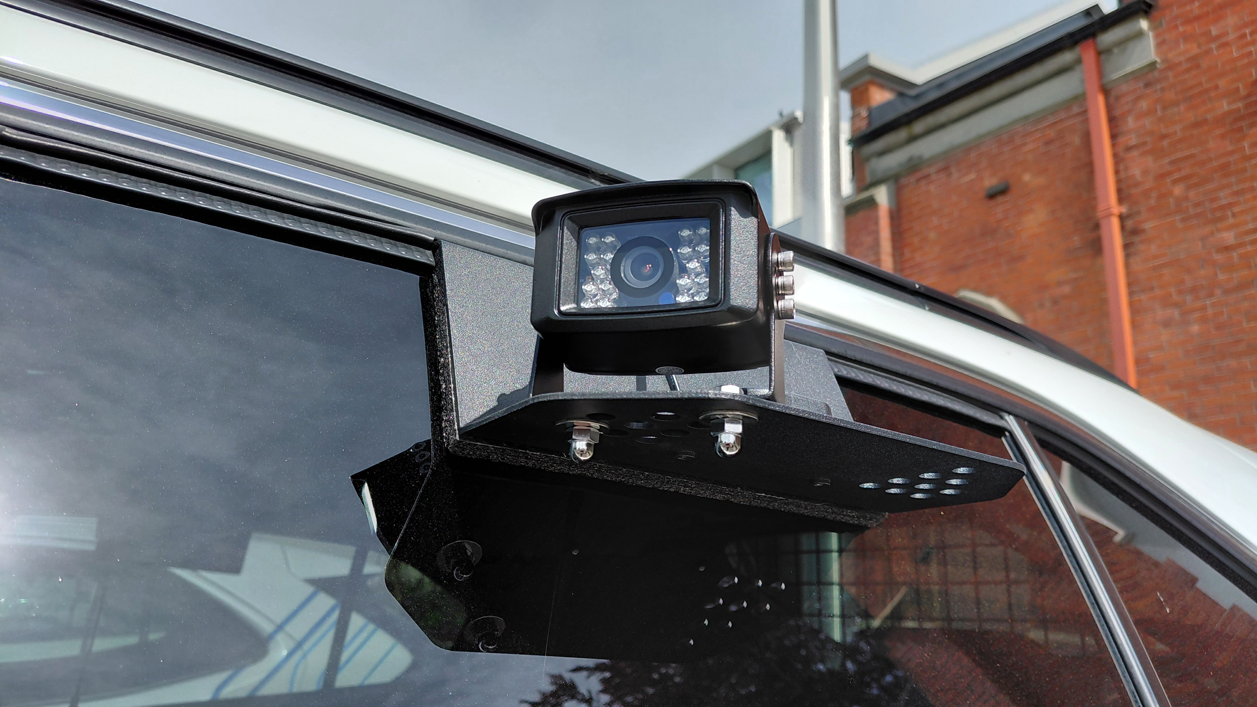 Camera mounted on car