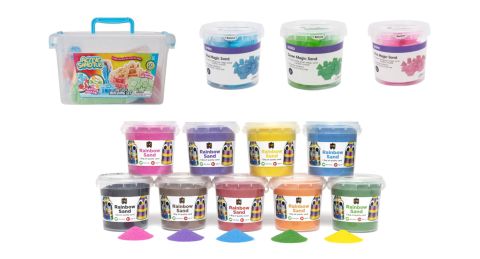 Dropoff point established for contaminated coloured sand