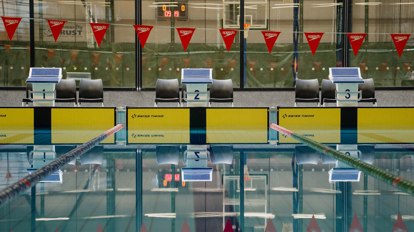 Swimming lanes in a pool banner image