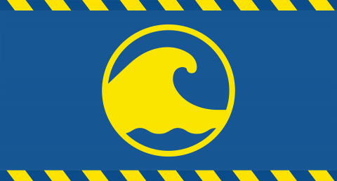 Wave warning includes Ashburton beaches