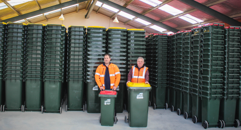 Request a new wheelie bin sticker form