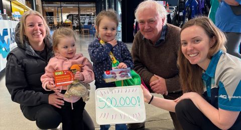 Sports centre celebrates 500,000th visitor, new record coming