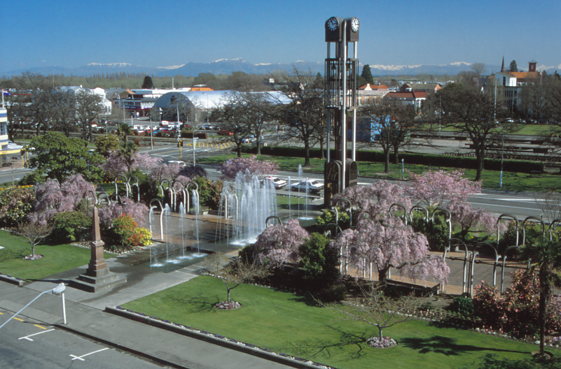 Baring Square from above, 2000