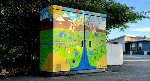 Chorus and Ashburton District Council bringing art to your neighbourhood