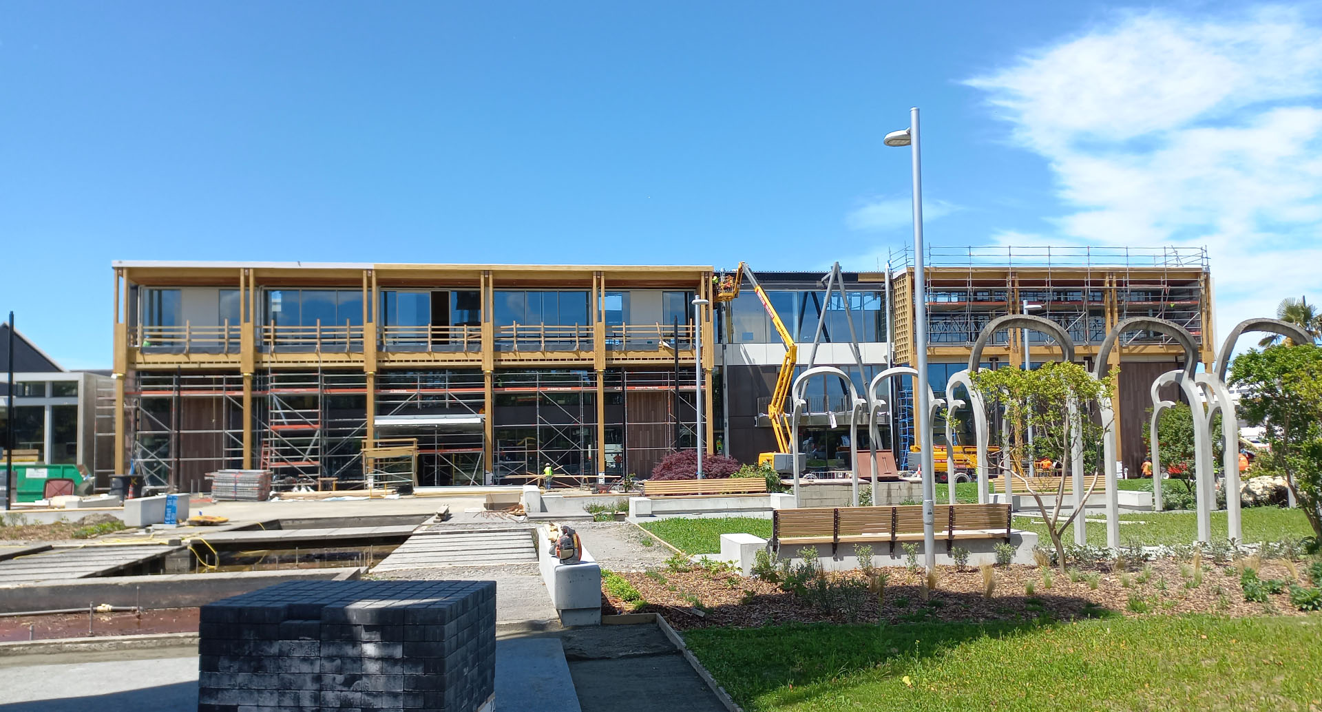 Civic building under construction