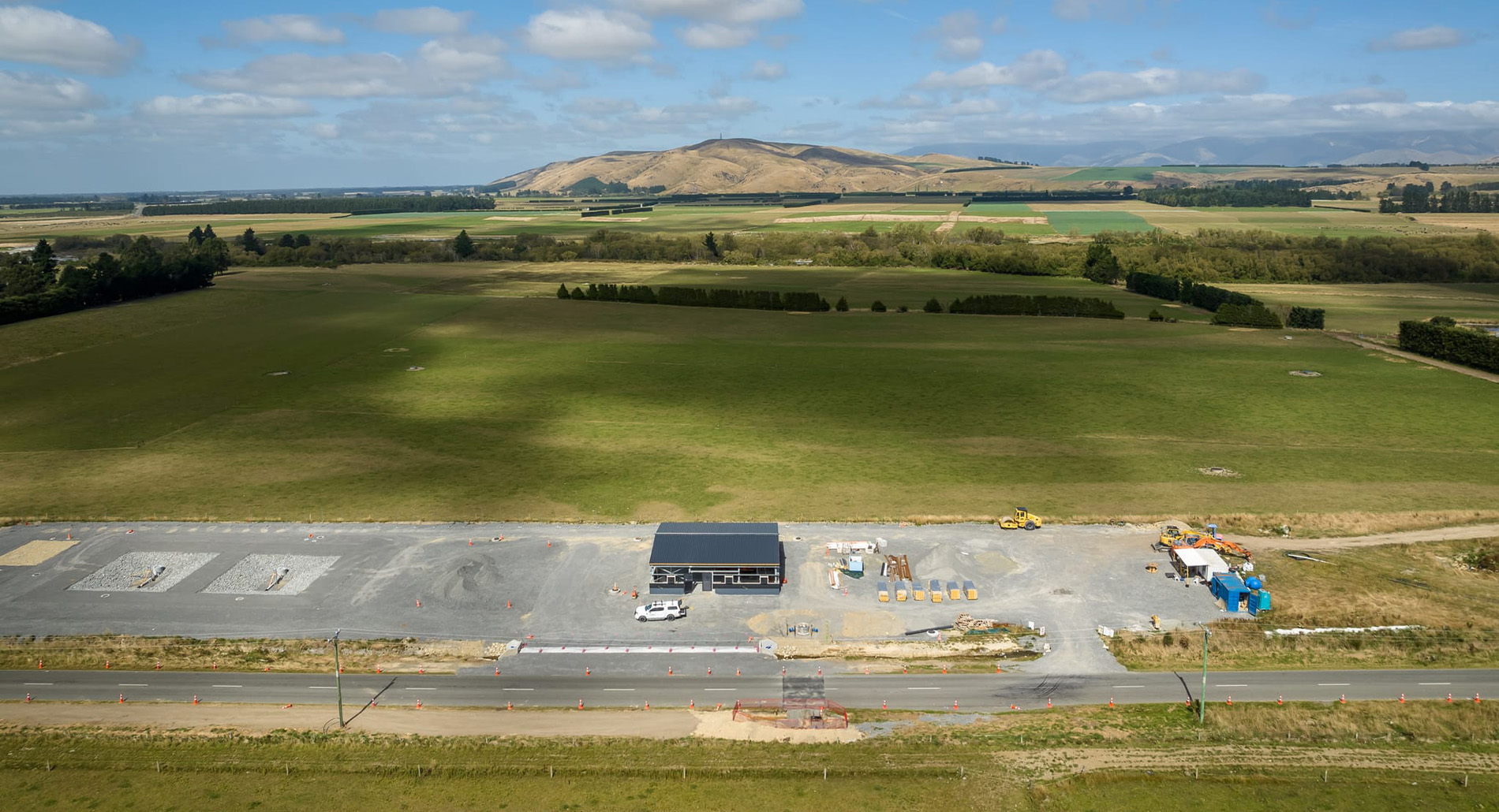 The new Mount Somers water treatment membrane plant.