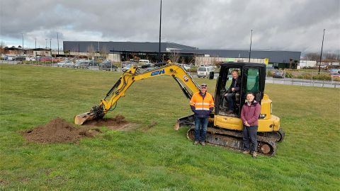 Earthworks for mini golf course under way