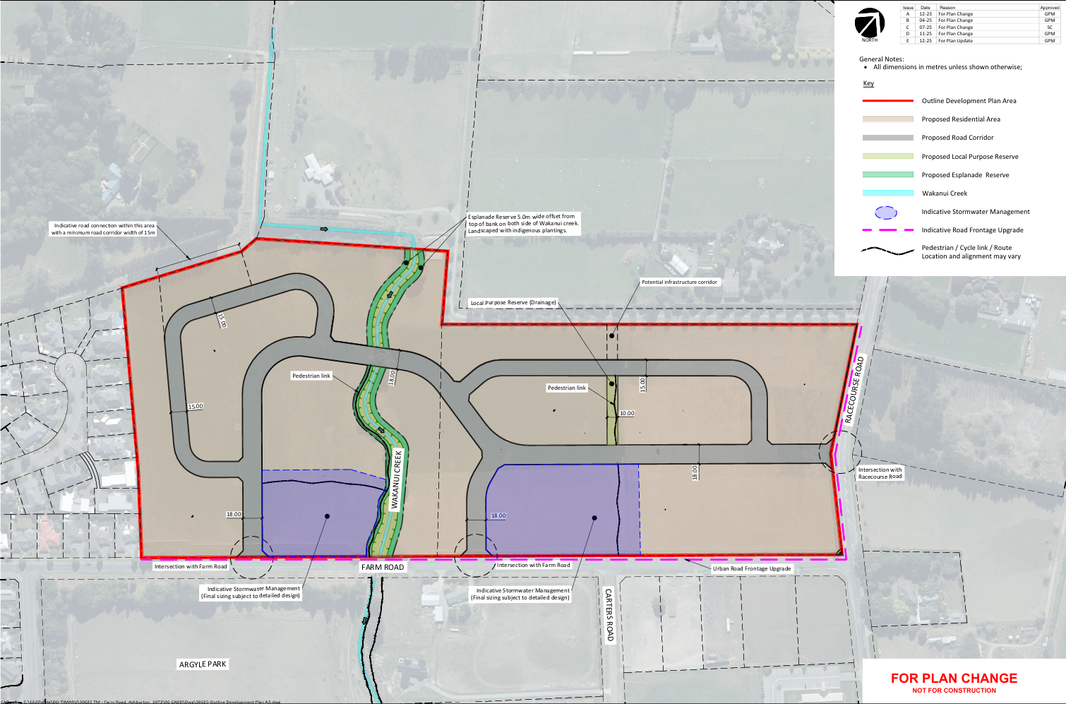 map of potential new subdivision